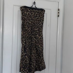 Cheetah full length skirt